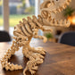 T-Rex-skelet med åbent gab ved siden af mindre T-Rex-skelet