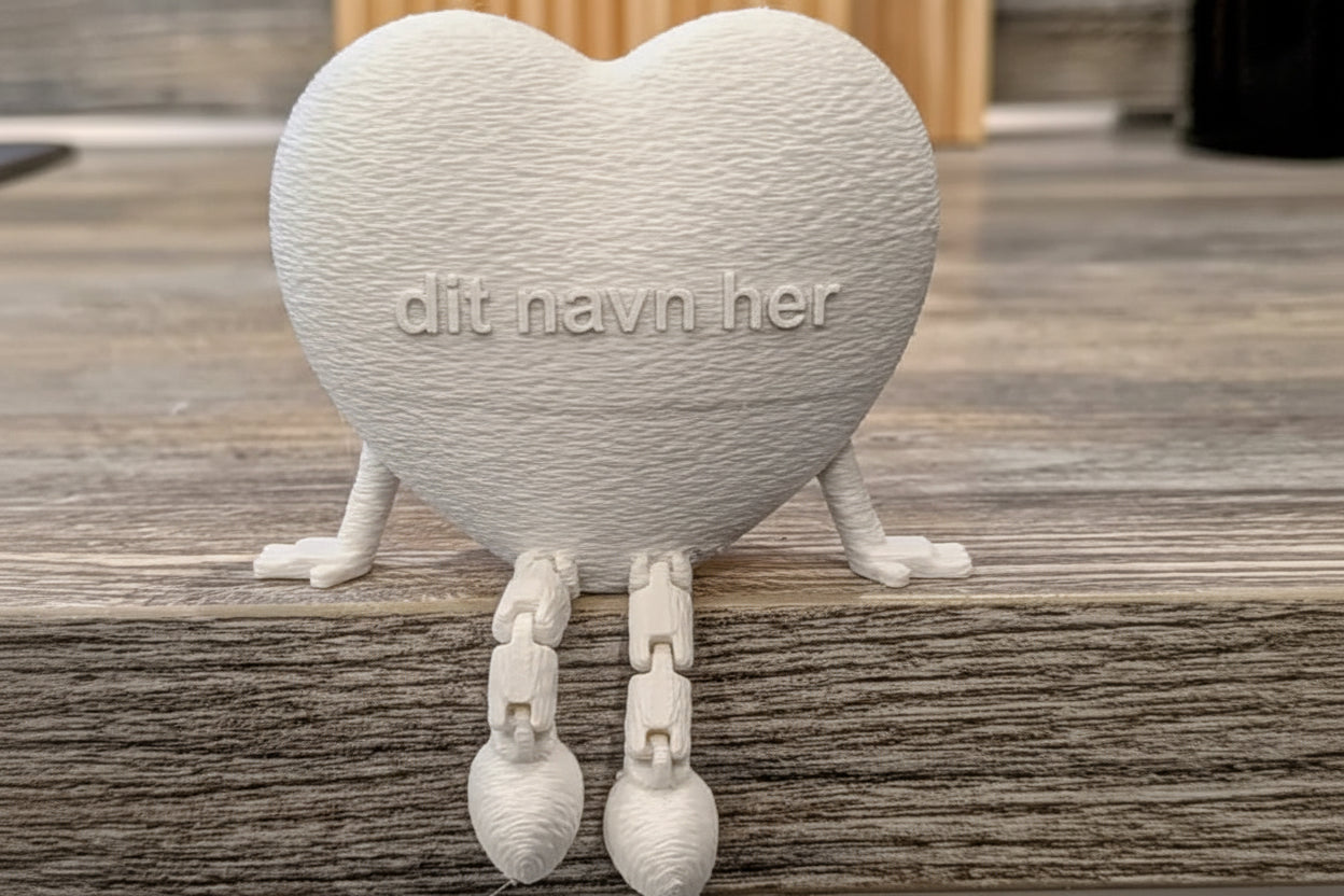 Hjerte figur m. navn