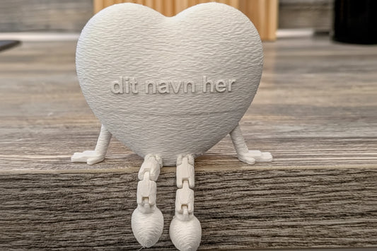 Hjerte figur m. navn