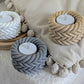 Braided rope LED-fyrfadsstager