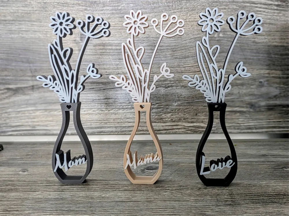 Vase m. navn